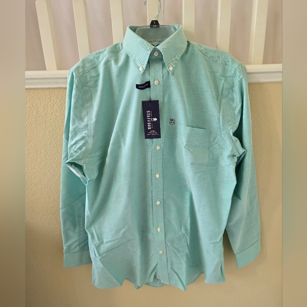 Sold! Stafford Men's Regular Fit Button Down Dress Shirt